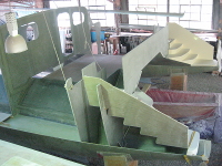 Steps and rear beam layout