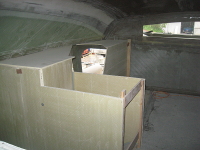 Port side of saloon