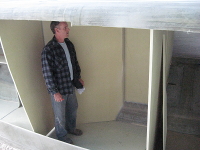 Port side bathroom midships