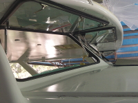 Cockpit windows fitted.