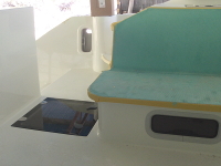 Lazarette hatches fitted.