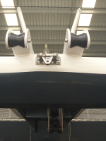 Seagull Striker with anchor rollers and prodder pole take off fitting.