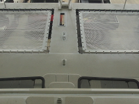 Forward deck viewed from cabin top.