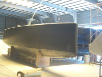 Bow side on view of carbon infused FF52.